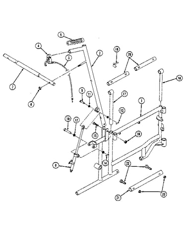 Recliner frame