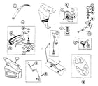Everest & Jennings MARATHON LE clutches, wheels, forks diagram