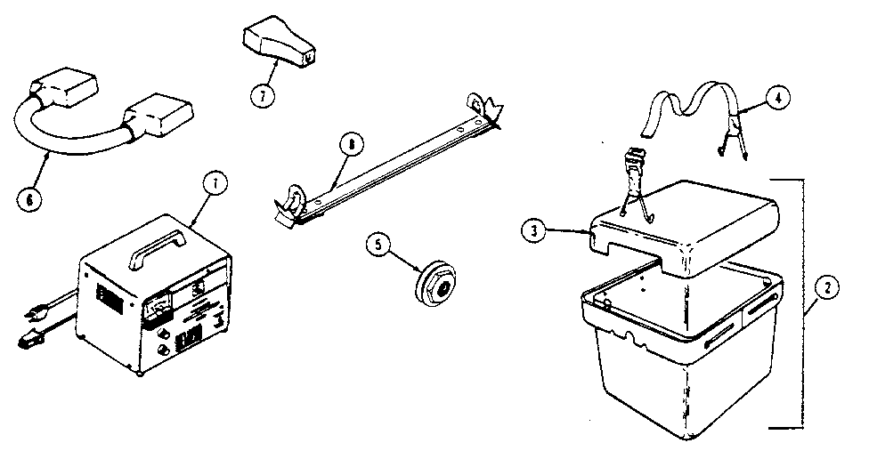 BATTERY BOX, CHARGERS, MISC. ELECTRICAL