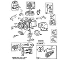 Briggs & Stratton 90700 TO 90799 (0134 - 0134) cylinder assembly diagram