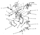 Smith Corona XD7600(5FEB) hammer diagram