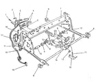 Smith Corona MARK XXII carrier molding, rails, & frames diagram