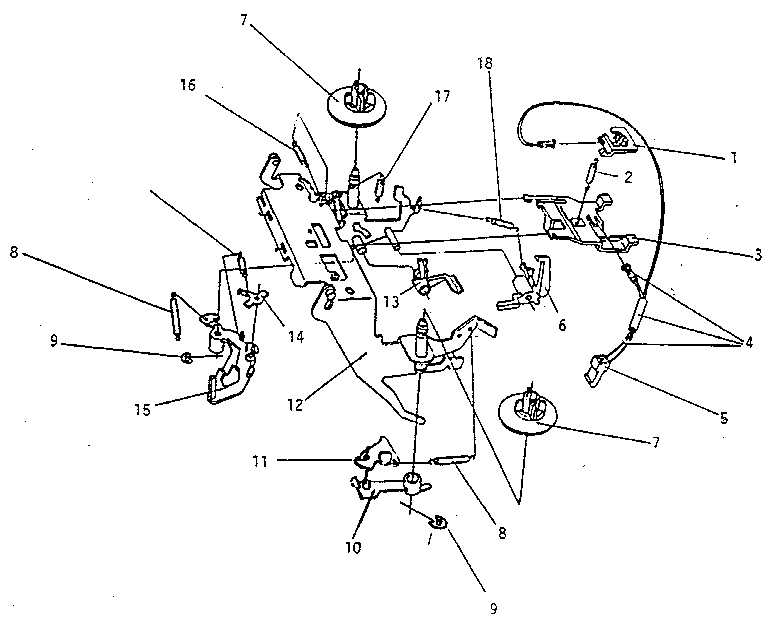 Ribbon cassette & correction cassette mechanism
