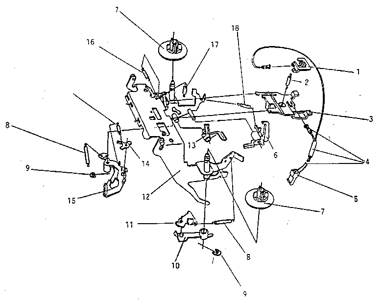 RIBBON CASSETTE & CORRECTION CASSETTE MECHANISM