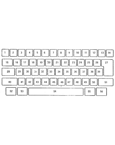 Keybutton reference chart