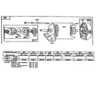 Briggs & Stratton 286707-0417-01 motor and drive assembly diagram