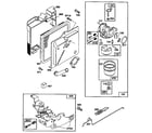 Briggs & Stratton 124702-3153-01 (315301 - 315301) carburetor and air cleaner assembly diagram