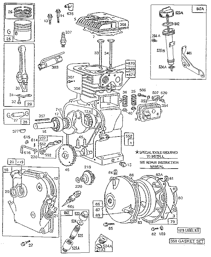 Replacement parts