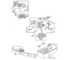 Briggs & Stratton 92502-3198-01 (3198 - 1) carburetor and fuel tank assembly diagram