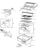 Grill and burner section