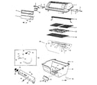 Craftsman 2581530110 grill and burner section diagram