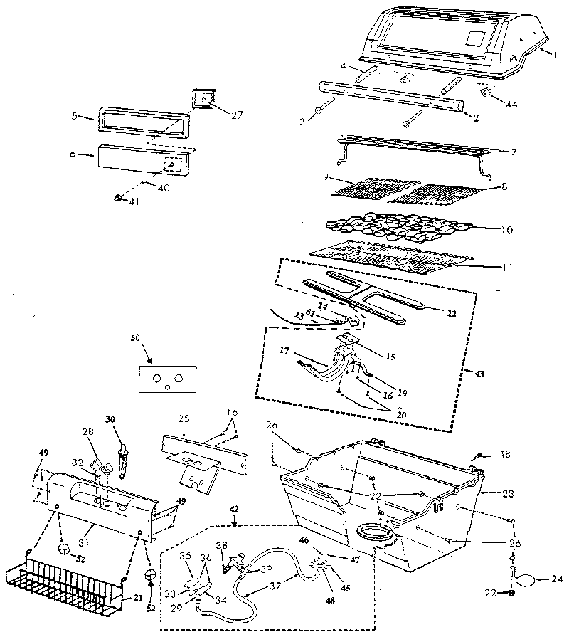 GRILL AND BURNER
