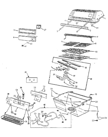 Grill and burner