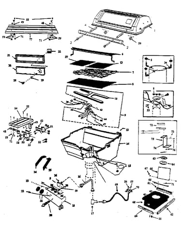 Grill and burner
