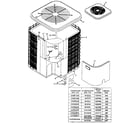ICP CH3042QKB2 non-functional replacement parts diagram