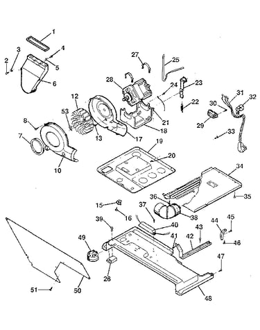 Dryer-motor, blower, belt