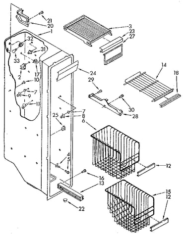 Freezer liner