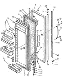 Refrigerator door