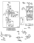 Base air cleaner and carburetor assembly