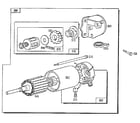 Briggs & Stratton 294700 TO 294799 (0015 - 0017) starting motor diagram