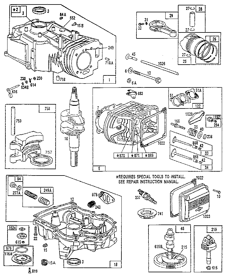 Cylinder and base engine assembly