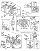Cylinder and base engine assembly