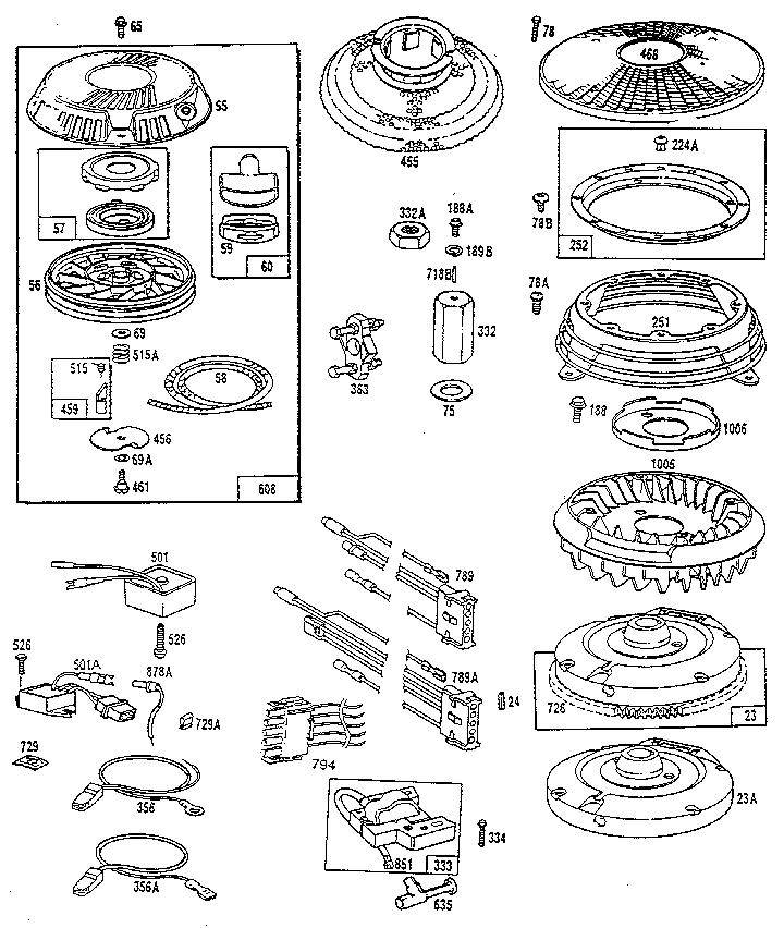 Choke valve and rewind starter assembly