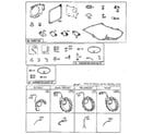 Briggs & Stratton 261700 TO 261799 (0010 - 0015) gasket set and stator assembly diagram