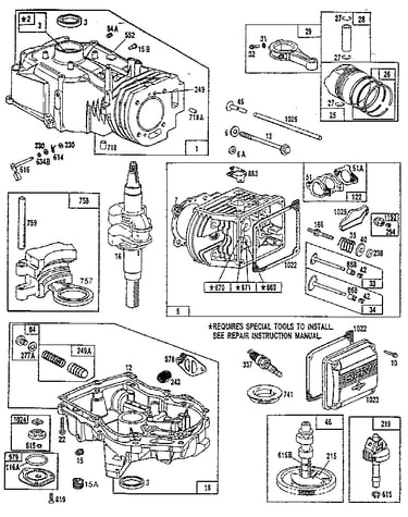 Cylinder and base engine assembly
