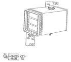 Briggs & Stratton 260700 TO 260799 (0010 - 0010) fuel tank assembly diagram
