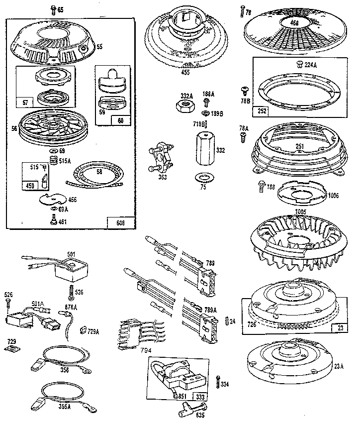 Rewind starter assembly