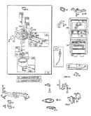 Air cleaner base and carburetor assembly