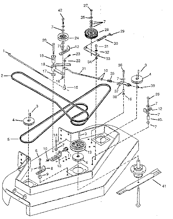 48" & 52" BLADE BELT DRIVE SYSTEM