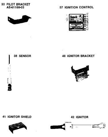 Pilot/ignition and sensor