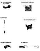 Ignitor and brackets