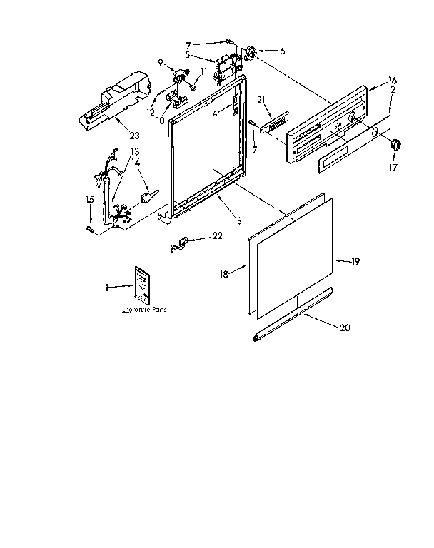 Frame and console