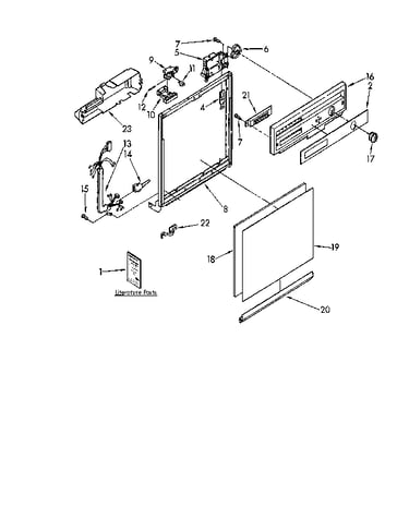 Frame and console