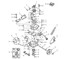 Craftsman 833799821 exploded view motor assembly diagram