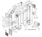 Williams 400DVI NAT cabinet and body assembly diagram