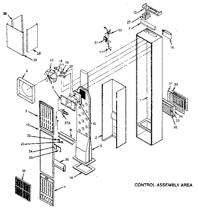 Cabinet and body assembly