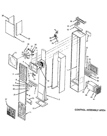 Cabinet and body assembly