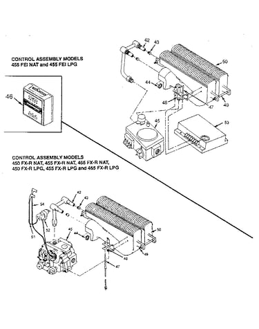Burner and control assemblies