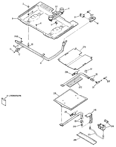 Burner section