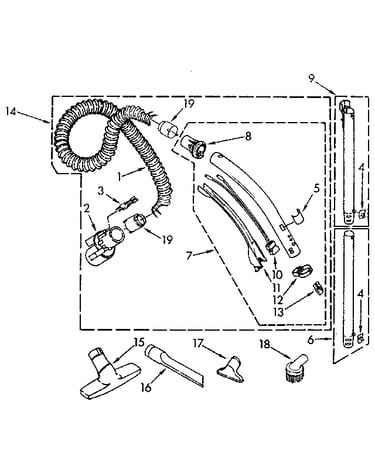 Hose and attachment