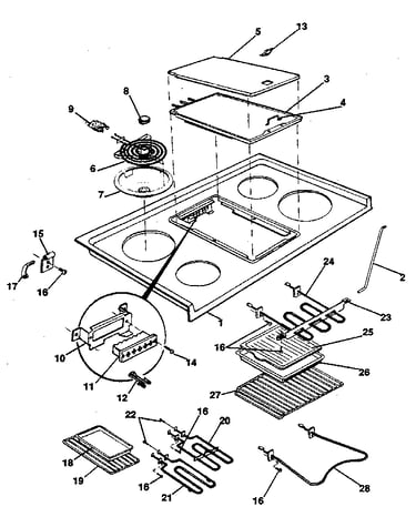 Main top & element
