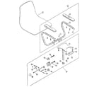 Sears 16644 seat assembly diagram