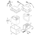 Sears 16644 battery box assembly diagram