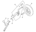 Sears 16644 rear wheel assembly diagram