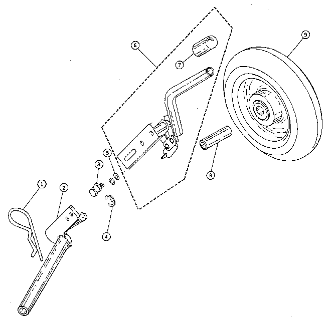 Rear wheel assembly