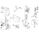 Everest & Jennings SPRINT clutches, wheels, forks all models diagram